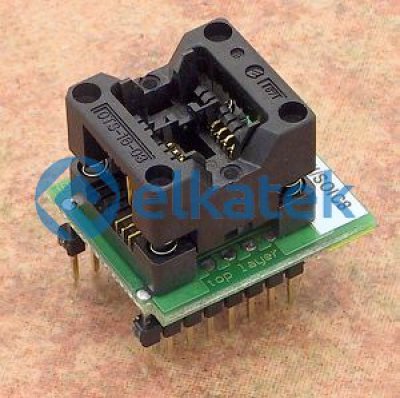 Dataman DIL8W/SOIC8 ZIF 150MIL CY NVSRAM-1 Programlama Adaptörü Kılıfı: SOIC8