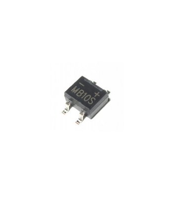 Hottech MB10S 0.5A, 1000V Köprü Diyot Kılıfı: SMD4