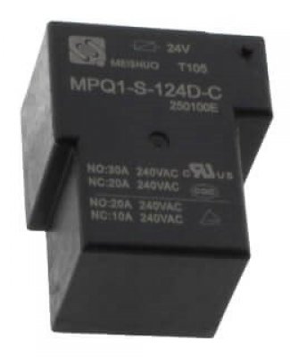 Meishuo MPQ1-S-124D-C 24Vdc, 30A Röle Kılıfı: PCB5